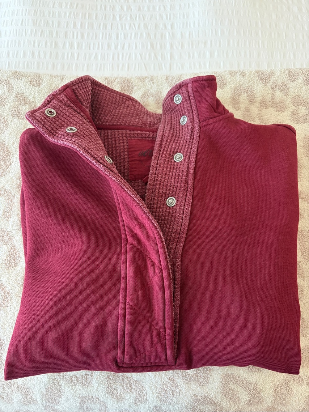 Aerie Getaway Quarter Snap Sweatshirt - Picture 5 of 6